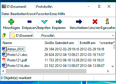 Packprogramm 7zip