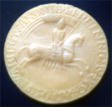 Siegelabdruck im Dom von Ratzeburg